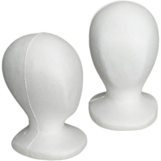 MN-519 Child/Pre-Teen Size Styrofoam Mannequin Head - DisplayImporter