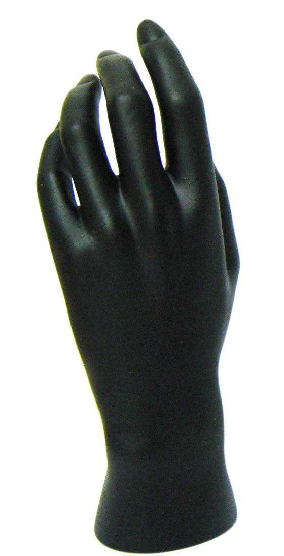 MN-HandsF Female Mannequin Hands Black Left - DisplayImporter.com - 3