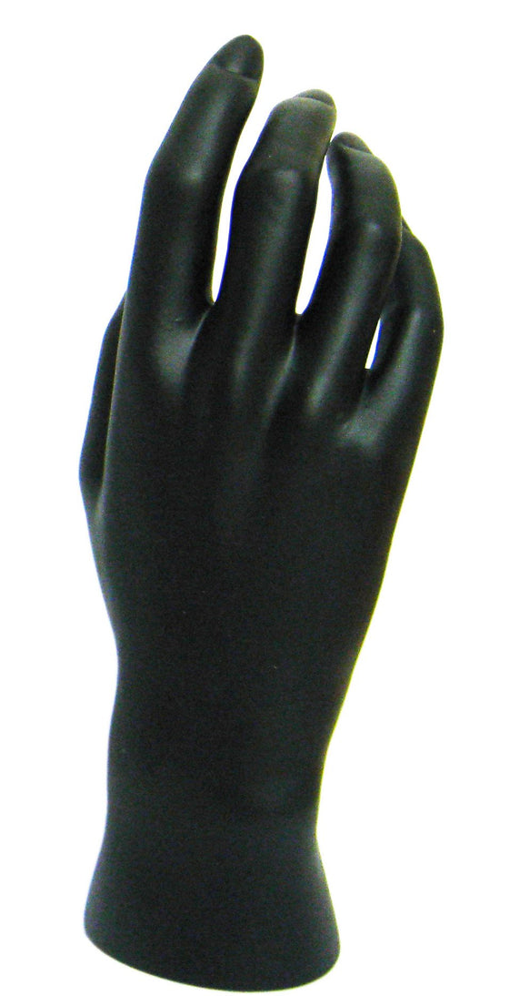 MN-HandsF Female Mannequin Hands Black Right - DisplayImporter.com - 4