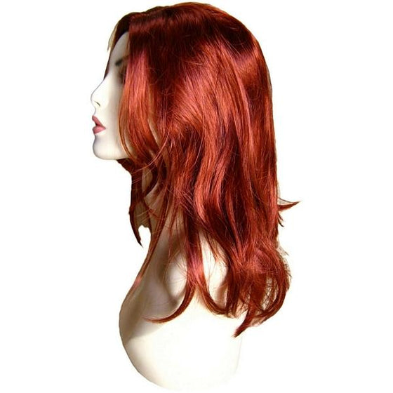 WG-026 Shoulder Length Red Wig - DisplayImporter