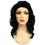 WG-049 Black Luscious Wavy Maria Wig - DisplayImporter