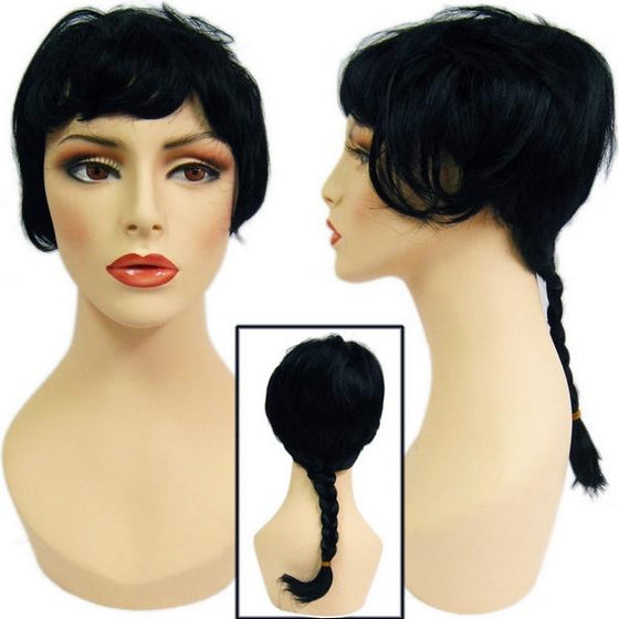 WG-053 Black Ponytail Suzie Wig - DisplayImporter