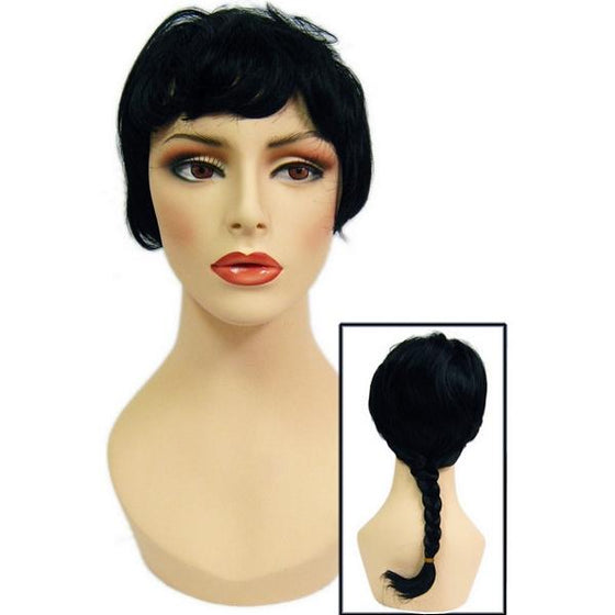 WG-053 Black Ponytail Suzie Wig - DisplayImporter