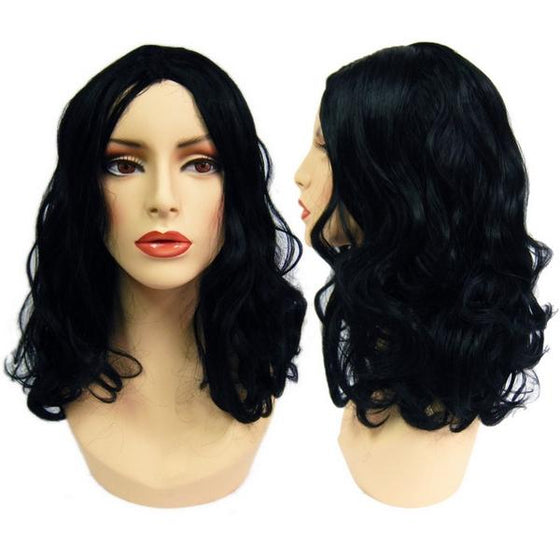 WG-058 Brunette Luscious Curly Gloria Wig - DisplayImporter