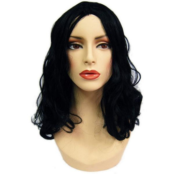 WG-058 Brunette Luscious Curly Gloria Wig - DisplayImporter