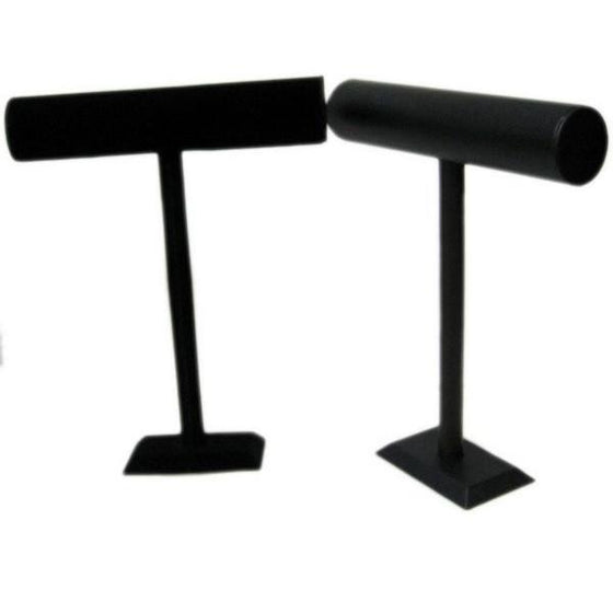 DS-096 High "T" Bar Leatherette/Velvet Display  - DisplayImporter.com