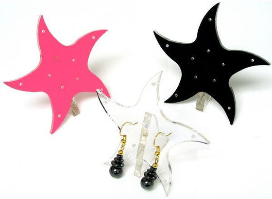 DS-099 Fancy Curved Star Earring Display Stand  - DisplayImporter.com