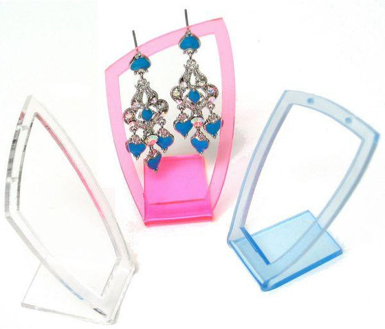 DS-101 Single Pair Geometric Frame Earring Display Stand  - DisplayImporter.com