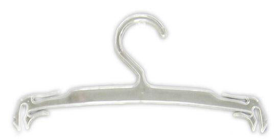 HG-018 Lingerie - Clear Plastic Bra/Panties Hanger - Pack of 50  - DisplayImporter.com