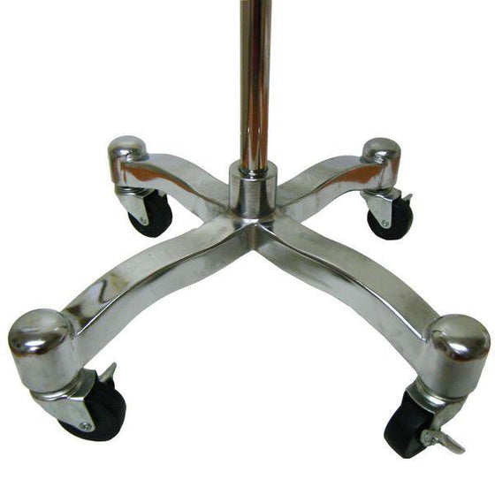 MA-025 Dressmaker Caster Dress Form Base with Wheel Locks and Pole  - DisplayImporter.com