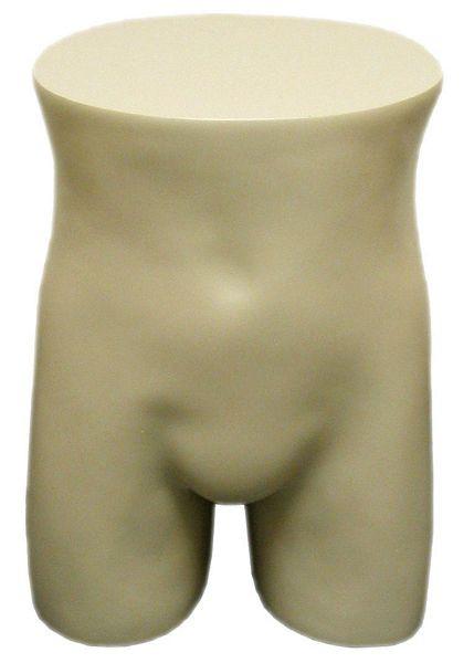 MN-057 Full Size Fleshtone Male Buttocks Form  - DisplayImporter.com - 2