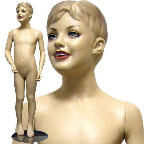 MN-070 Male Child Standing Mannequin (7-11 Years Old) 4' 4"  - DisplayImporter.com