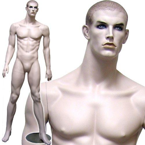 MN-072 Men's Full Size Standing Masculine Mannequin  - DisplayImporter.com