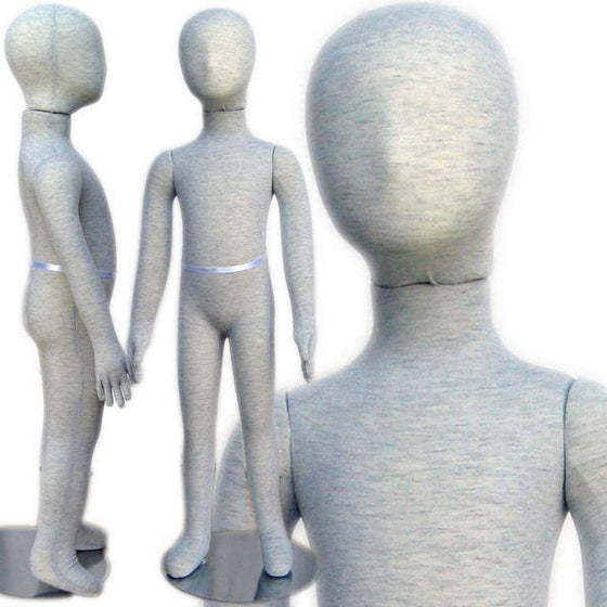 MN-097 Pinnable & Flexible Kid Mannequin with Head 3' 4" (4T-5)  - DisplayImporter.com