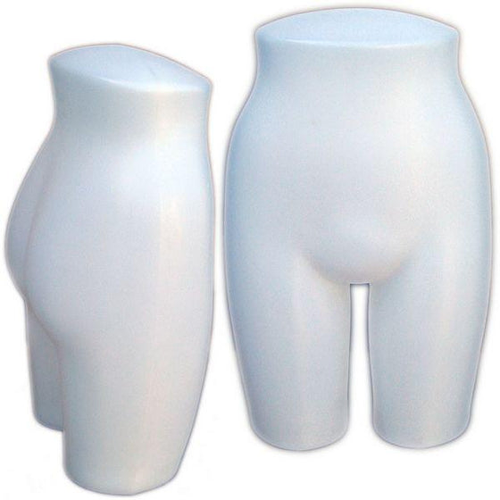 MN-107 Plastic Female Full Round Butt Form  - DisplayImporter.com