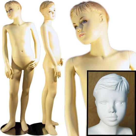 MN-124 Young Teenage Boy Standing Mannequin 4' 7"  - DisplayImporter.com - 1