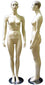 MN-131 Full Size Female Standing Mannequin with Arms Straight Down Fleshtone - DisplayImporter.com - 2