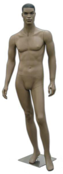 MN-140 African American Male Fashion Mannequin with Molded Hair  - DisplayImporter.com - 2