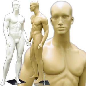 MN-159 Standing Masculine Male Mannequin with Base  - DisplayImporter.com - 1