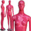 MN-165 Colorful Glossy Abstract Female Mannequin Glossy Pink - DisplayImporter.com - 5