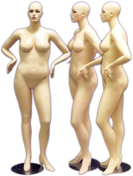 MN-166 Plus Size Female Mannequin  - DisplayImporter.com - 2