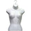 MN-184 Ladies Upper Torso Heavy Duty Injection Mold Form with Metal Swivel Hook White - DisplayImporter.com - 4