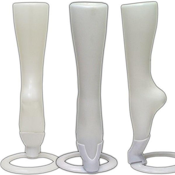 MN-190 Ladies Calf-High Anklet Plastic Form  - DisplayImporter.com