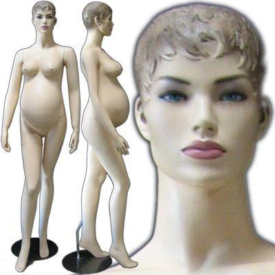 MN-219 Maternity Mannequin with Head  - DisplayImporter.com