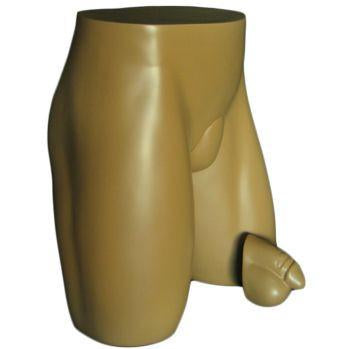 MN-231 Male Buttocks Form - Anatomically Correct with Interchangeable Part Fleshtone - DisplayImporter.com - 3