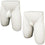 MN-231 Male Buttocks Form - Anatomically Correct with Interchangeable Part White - DisplayImporter.com - 5