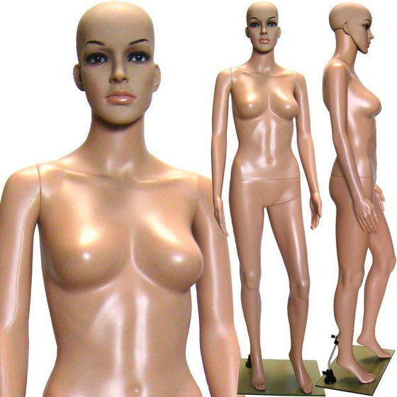 MN-235 Plastic Ladies Full Size Mannequin with Removable Head  - DisplayImporter.com