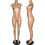 MN-236 Brazilian Plastic Full Body Torso Form  - DisplayImporter.com