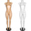 MN-236 Brazilian Plastic Full Body Torso Form - DisplayImporter