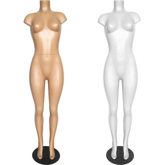 MN-236 Brazilian Plastic Full Body Torso Form - DisplayImporter