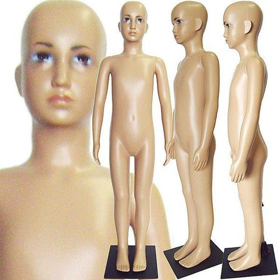 MN-240 Plastic Unisex Child Full Size Mannequin 3' 9"  - DisplayImporter.com