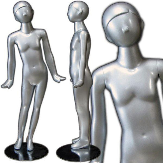 MN-330 Abstract Unisex Preteen Mannequin 4' 3"  - DisplayImporter.com - 1