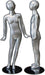 MN-330 Abstract Unisex Preteen Mannequin 4' 3"  - DisplayImporter.com - 2