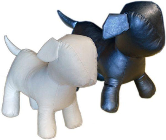 MN-359 Standing Small Leatherette Dog Plush Mannequin  - DisplayImporter.com - 1