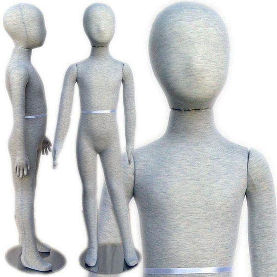 MN-400 Pinnable & Flexible Kid Mannequin with Head 3' 10" (5C-6C)  - DisplayImporter.com