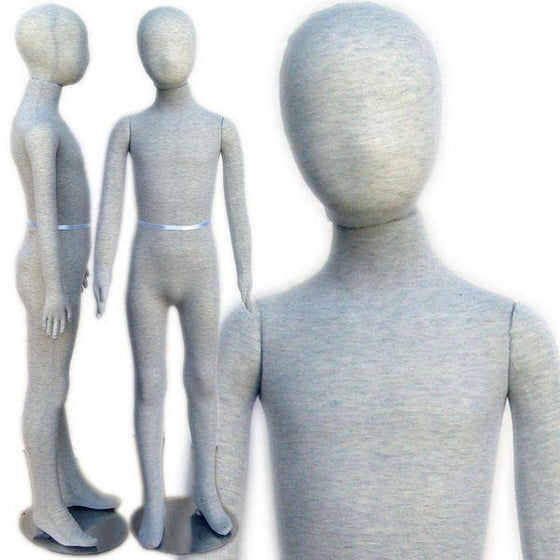 MN-401 Pinnable & Flexible Kid Mannequin with Head 4' 6" (7C-8C)  - DisplayImporter.com