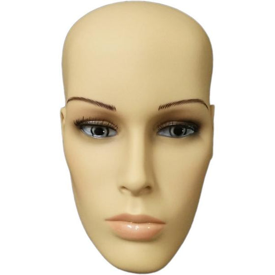 MN-S7 Plastic Female Realistic Head Attachment for Dress Form/Mannequin - DisplayImporter