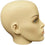 MN-S7 Plastic Female Realistic Head Attachment for Dress Form/Mannequin - DisplayImporter