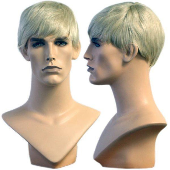 WG-011 Blond College Cut David Wig  - DisplayImporter.com