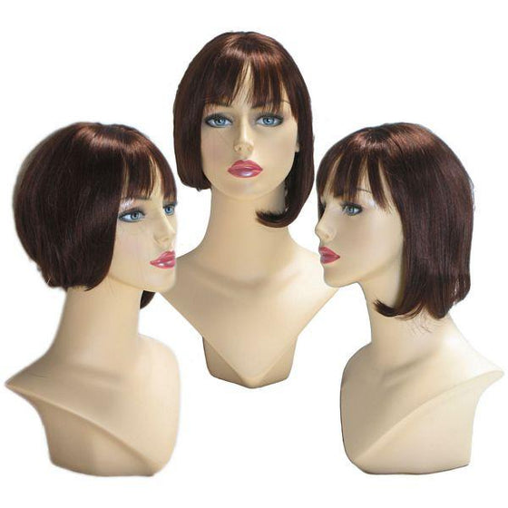 WG-033 Brunette Louisa Wig  - DisplayImporter.com