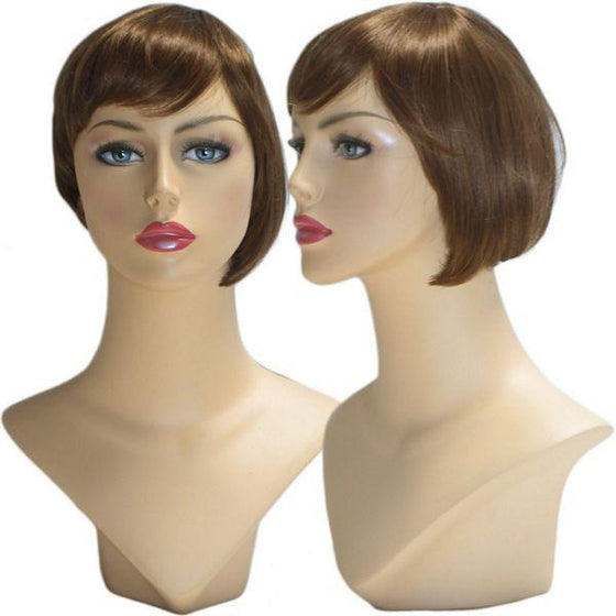 WG-036 Brunette Libby Wig  - DisplayImporter.com