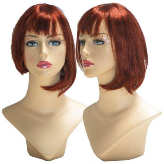 WG-037 Red Annabelle Wig  - DisplayImporter.com